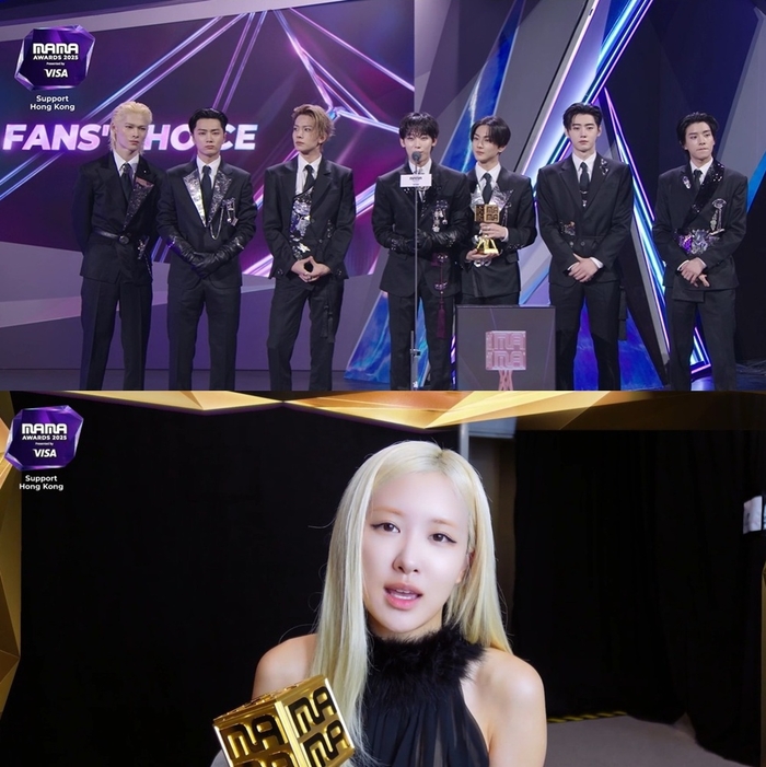 불꽃 대신 추모 묵념…엔하이픈X로제, ‘2025 MAMA’ 첫날 대상(종합)