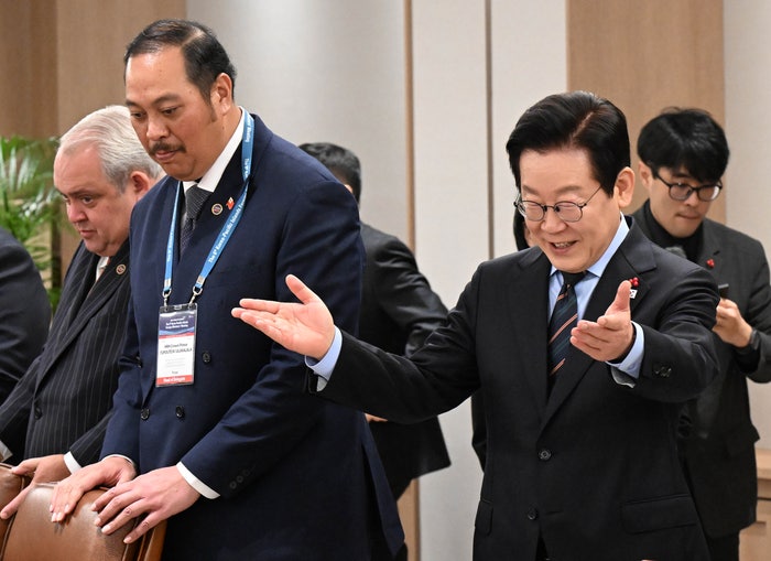 이 <b>대통령</b>, <b>태평양도서국</b> 방한단 접견