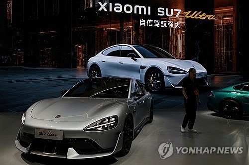  중국 샤오미 전기차 SU7.로이터 연합뉴스