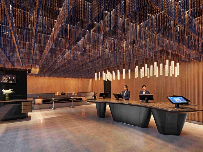  풀만 싱가포르 오차드의 리셉션/ 제공=호텔스닷컴