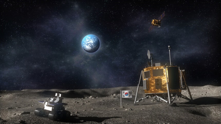 달 착륙선 상상도.한국항공우주연구원