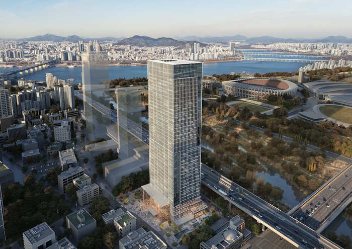  옛 한국감정원 용지에 조성될 글로벌 비즈니스 거점 조감도.서울시