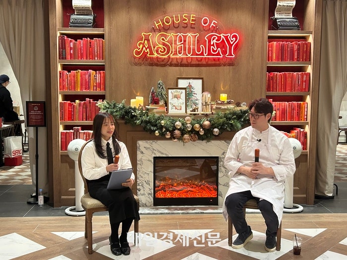  오세득 셰프와 인터뷰.[변덕호 기자]