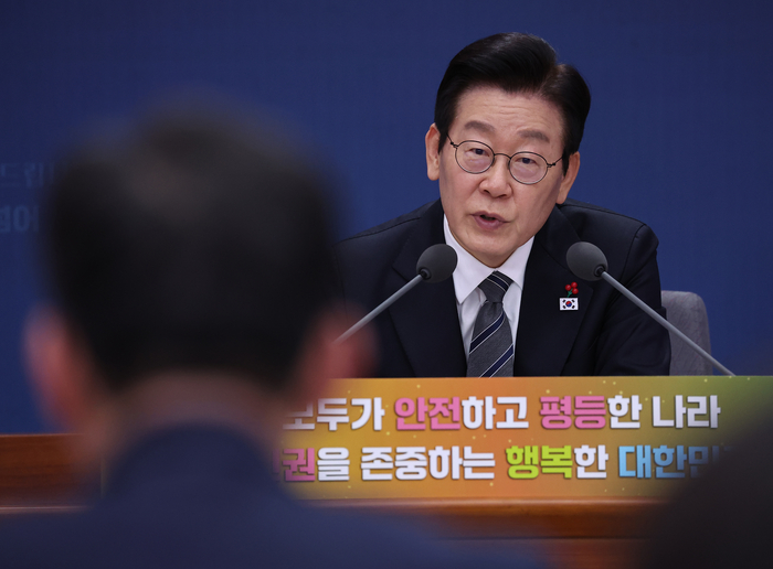 질문하는 이재명 대통령 [연합뉴스]