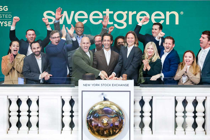  외식업계 최초로 유니콘 등극하며 2021년 나스닥에도 상장했다.자료=스위트그린