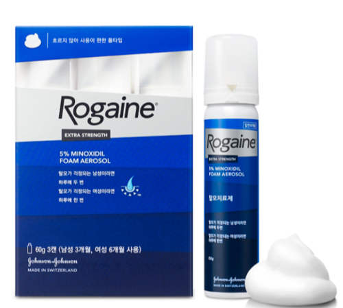  바르는 탈모약 존슨앤드존슨(J&J)의‘로게인폼.