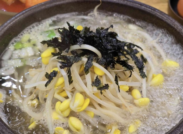  오천집 콩나물국밥 메뉴.<부자비즈>