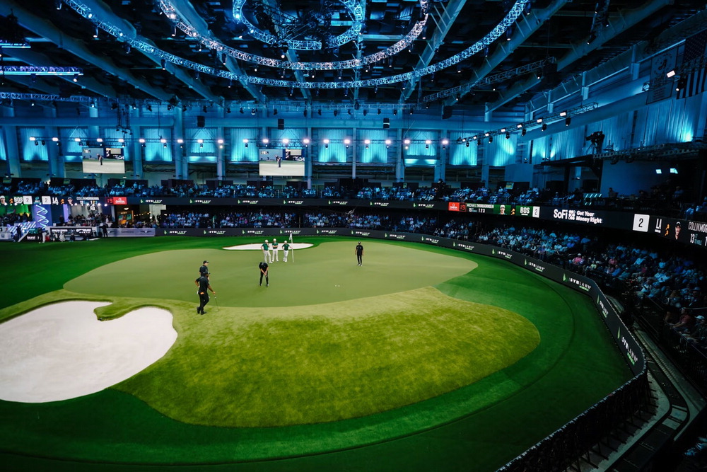 화려하고 박진감 넘치네 … 美스크린골프 리그 인기