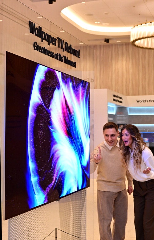 LG전자 '연필 한자루 두께' 무선TV 공개