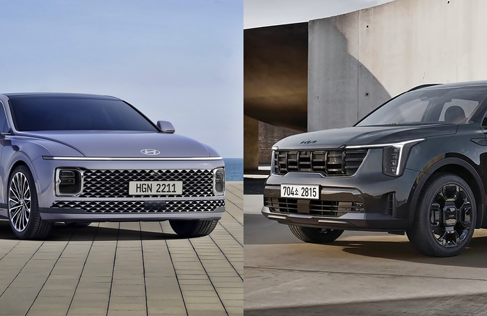  아빠차 혈투를 벌인 그랜저와 쏘렌토 [사진출처=현대차,기아/ 편집=최기성 매경 디지털뉴스룸 기자]