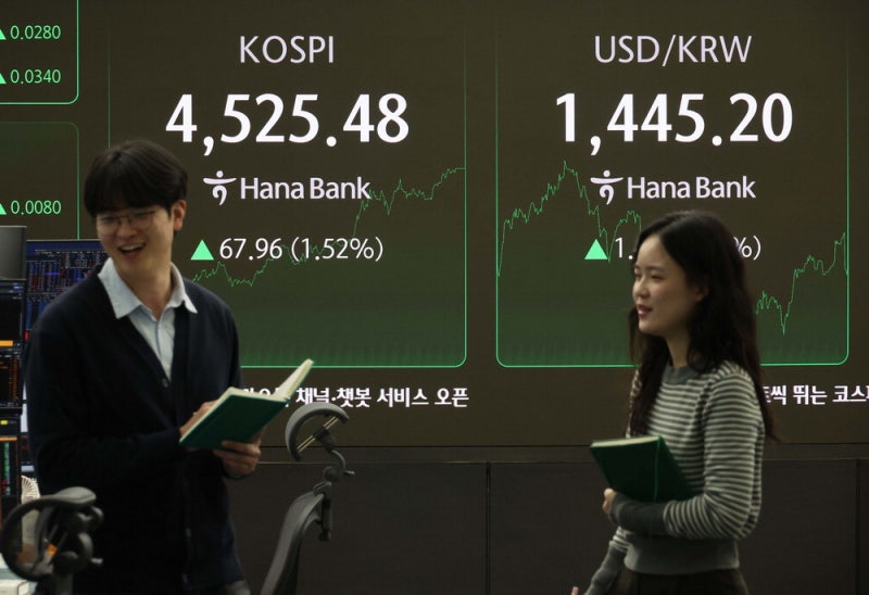 단숨에 72만닉스 … 코스피 4500도 넘었다