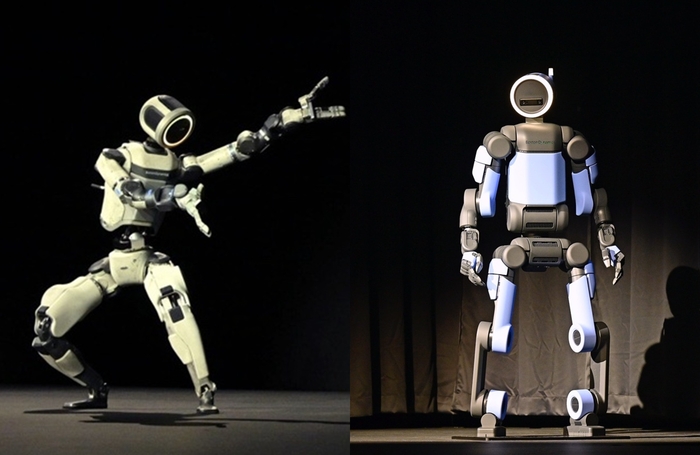  차세대 전동식 아틀라스 연구형 모델(왼쪽),<a href=