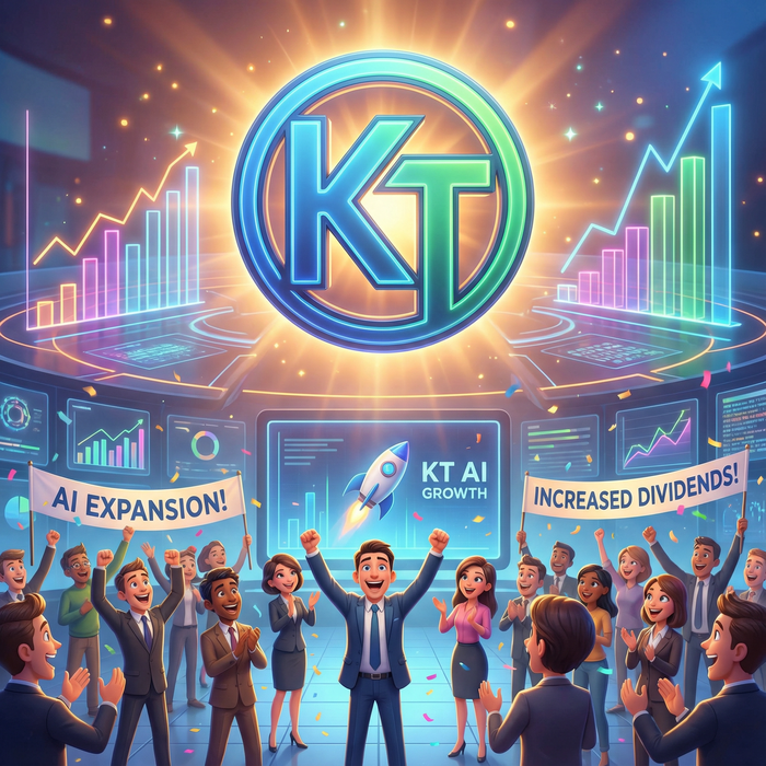  AI를 키우는 배당주 KT는 올해 투자자들에게 각광받을 것으로 보인다.