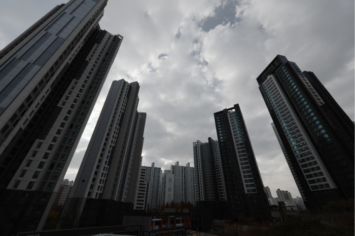  성동구의 한 아파트 단지.[이승환 기자]