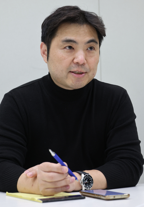  김주형 먹깨비 대표가 매일경제와 인터뷰하고 있다.[이승환 기자]