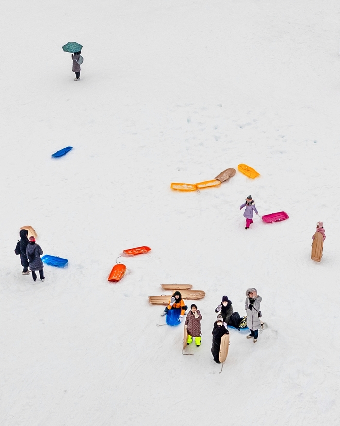  한강공원 눈썰매장/사진=서울시 제공