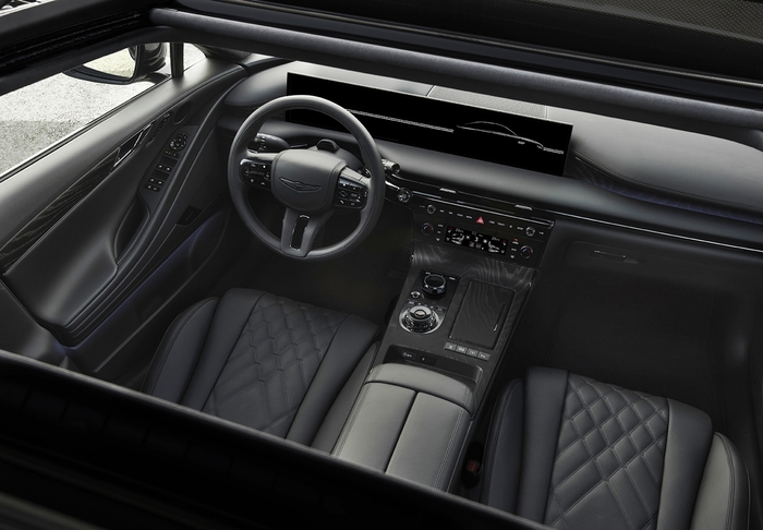  속까지 검은(?) 제네시스 G80 블랙 [사진출처=현대차]