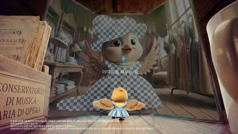 AI가 만든 고품질 애니메이션 …'Z 트라이폴드' 광고 터졌다