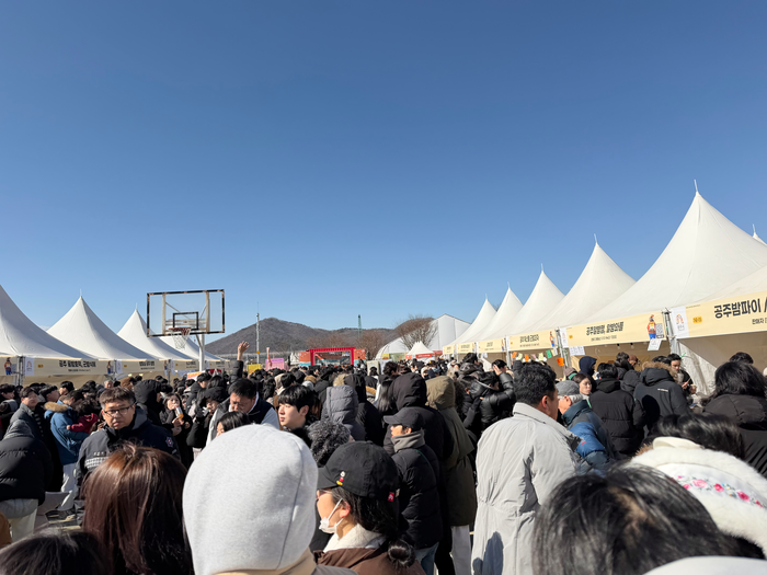 5일간 2억5천만원 벌고 미국에 수출까지…34만명이나 다녀간 공주 군밤축제