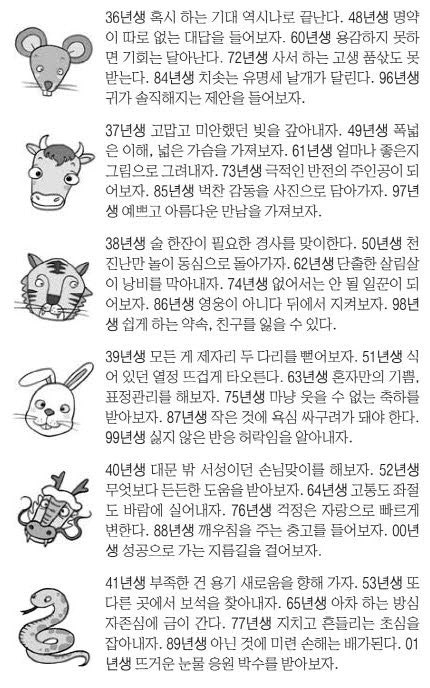 오늘의 운세 2026년 2월 24일 火(음력 1월 8일)