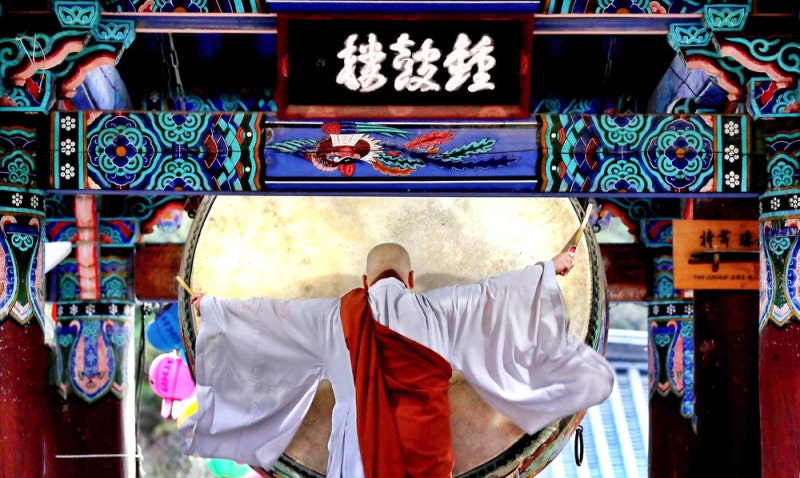 [포토에세이] 송광사 법고