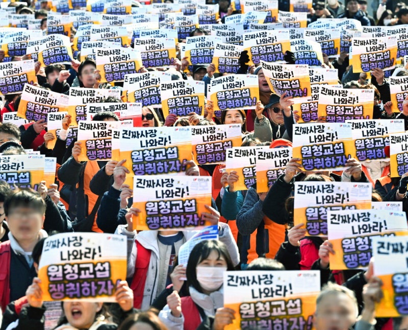 노봉법 첫날, 너도나도 "원청사장 나와라"