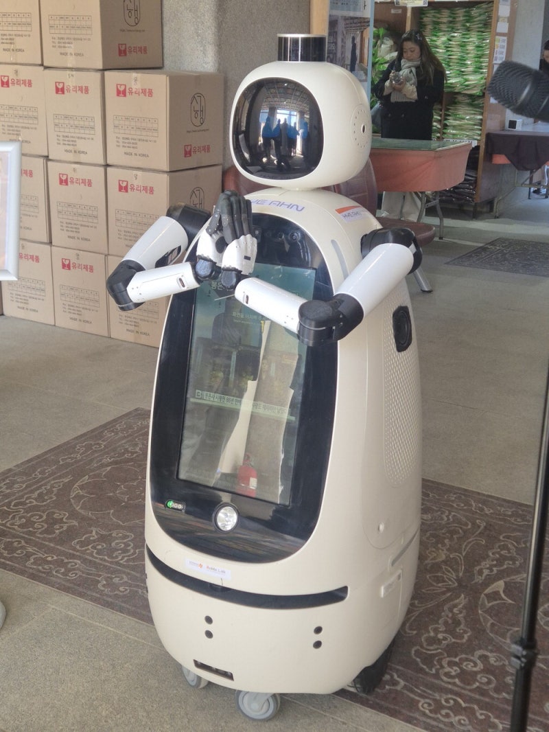 합장하는 '  로봇 스님' 인기에… "인문학 없는 AI는 빈 껍데기"