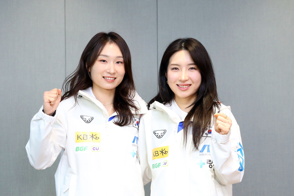 "韓쇼트트랙 잘 부탁해" "언니가 닦은 길 따라갈게요"