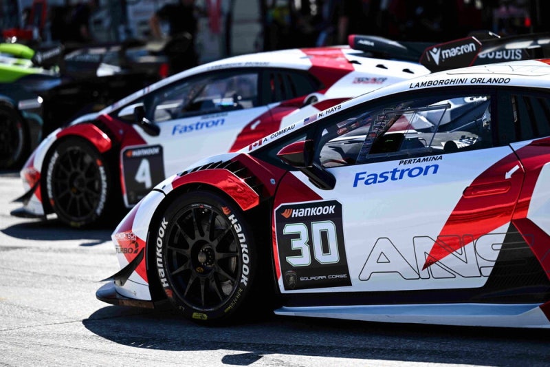 [포토] 한국타이어 달고 달린다 … 람보르기니 레이싱 대회