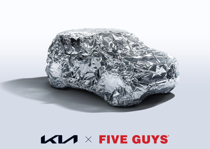  인쇄 부문 수상작. The Kia EV5 with FIVE GUYS [사진제공=기아]