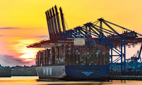 HMM 세계 최대 컨테이너선 그단스크호. [사진 = 연합뉴스]