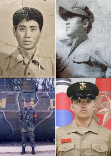 사상 첫 '4代 해병 가족' 탄생