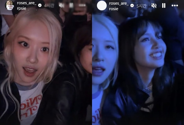 BLACKPINK Rosé & Lisa Watch BIGBANG at Coachella