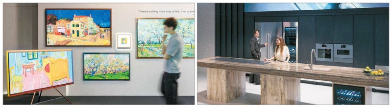 AI 디자인 감성으로…최고급 빌트인으로…밀라노 홀렸다