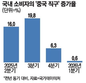 고환율 등에 주춤한 中직구 1분기 증가율 6년만에 최저