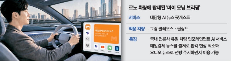 운전 중에도 '매일경제 AI 뉴스' 듣는다