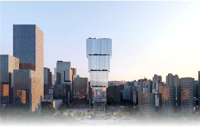 서초 코오롱스포렉스 용지…189m 역삼각형 랜드마크로