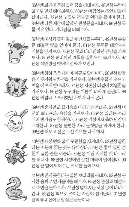 오늘의 운세 2026년 5월 19일 火(음력 4월 3일)