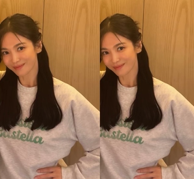 송혜교, 긴 머리 변신...독보적 비주얼