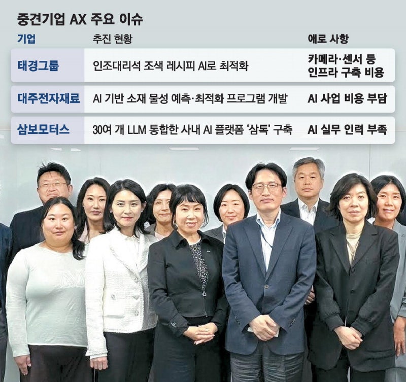 "원가 1%에도 애타는 기업, AX 지원 절실"