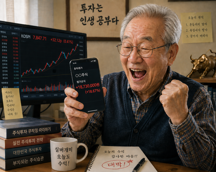 “아범아, 용돈 좀 줄까?”…불장에 돈맛 본 실버개미, 비결이?