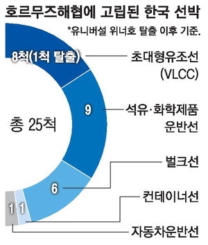호르무즈 탈출 보험료 1척에 30억 냈다