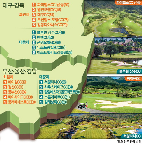[MK 대한민국 골프장 평가] 영남 골퍼가 반한 에이원CC