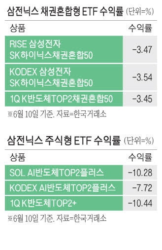삼전닉스 ETF 현기증 난다면 채권혼합형으로 '안전운전'을