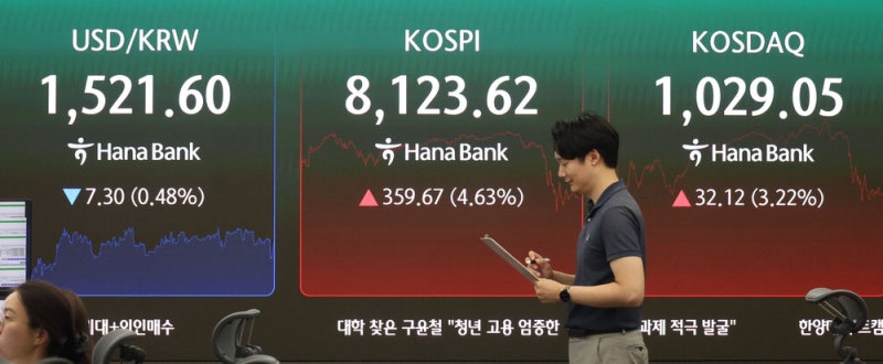 외국투자자 한달여만에 컴백 … 반도체 투톱 2조 '폭풍 쇼핑'