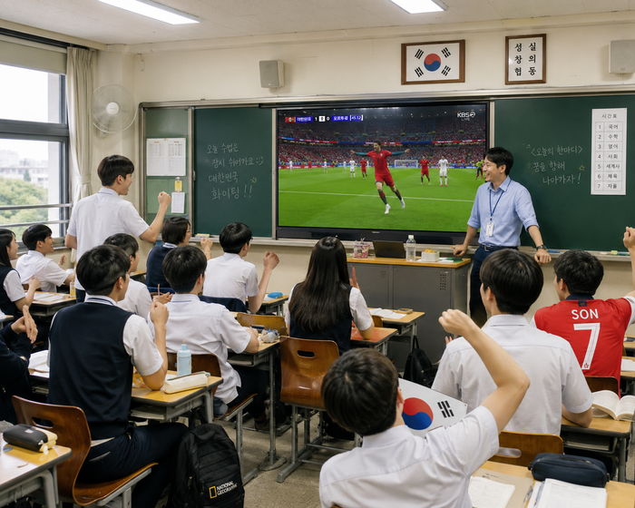 “수업 중 월드컵 관람 허락한 교사 색출하라” 교장 불호령에…반기 든 학생