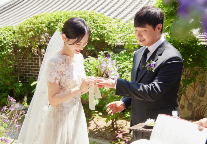 배성재♥김다영, 결혼식 현장 포착...형 배성우 모자이크