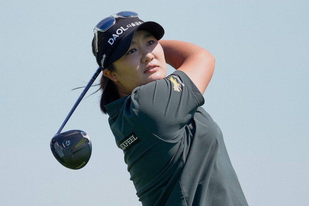 유해란 <b>LPGA</b> 메이저 단독선두 점프