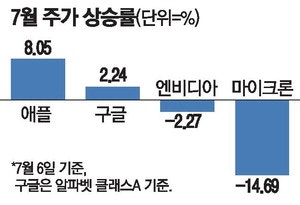 [미국 주식 돋보기] AI 뒤처졌던 애플의 역설 … 다시 시총 1위 넘본다