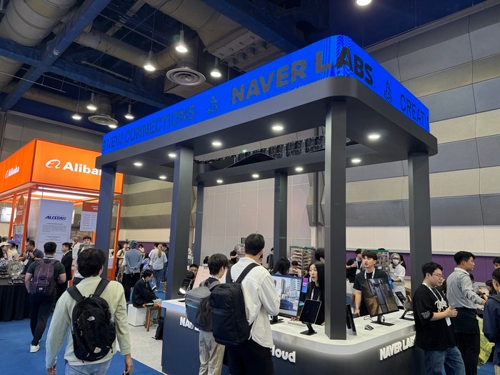  ICML 2026 행사장 네이버 부스.[정호준 기자]